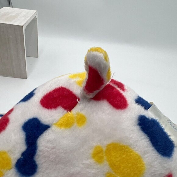 BAB 2011 White Bear with RED Hearts Yellow Paw Prints Blue Bear build a bear toy - Picture 12 of 12